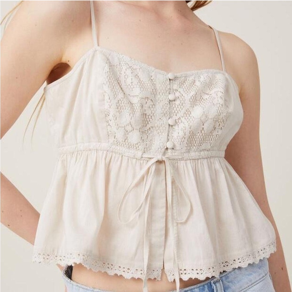 size 2 cotton on tank
